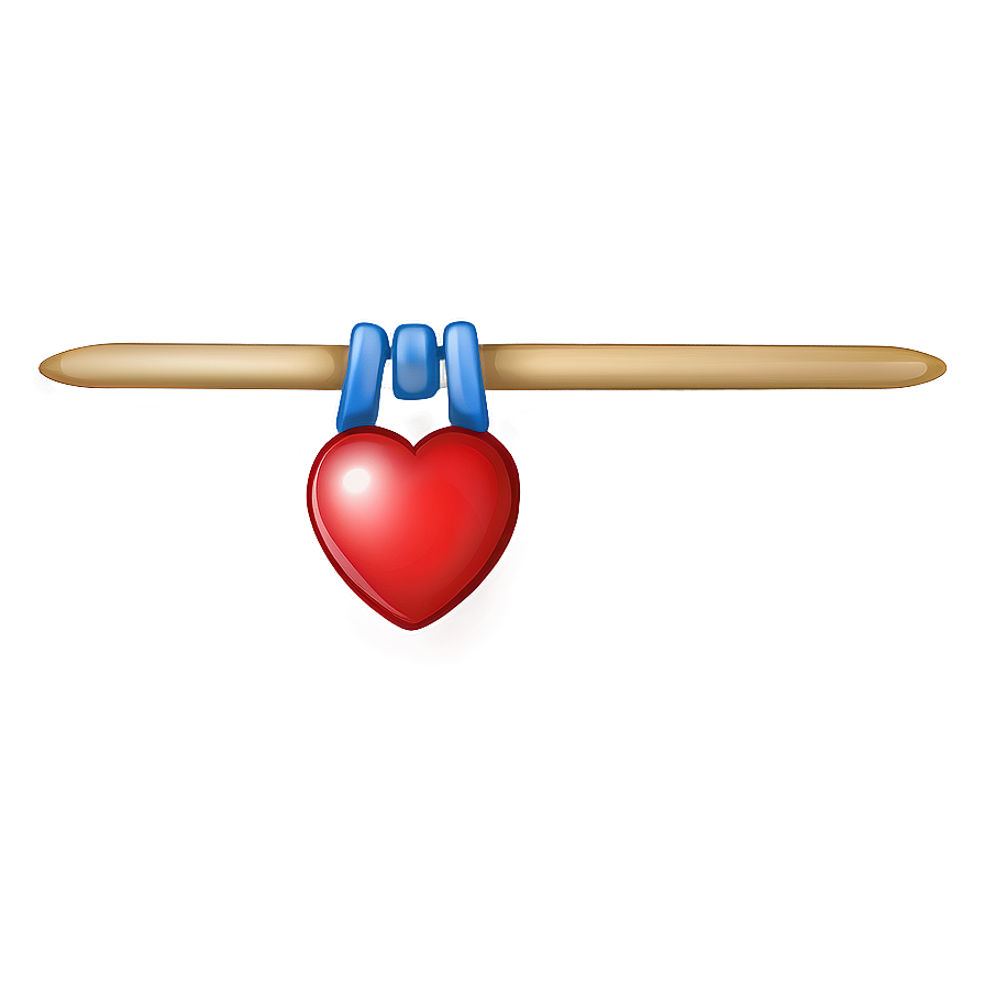 Sleek Red Heart Emoji Png 48