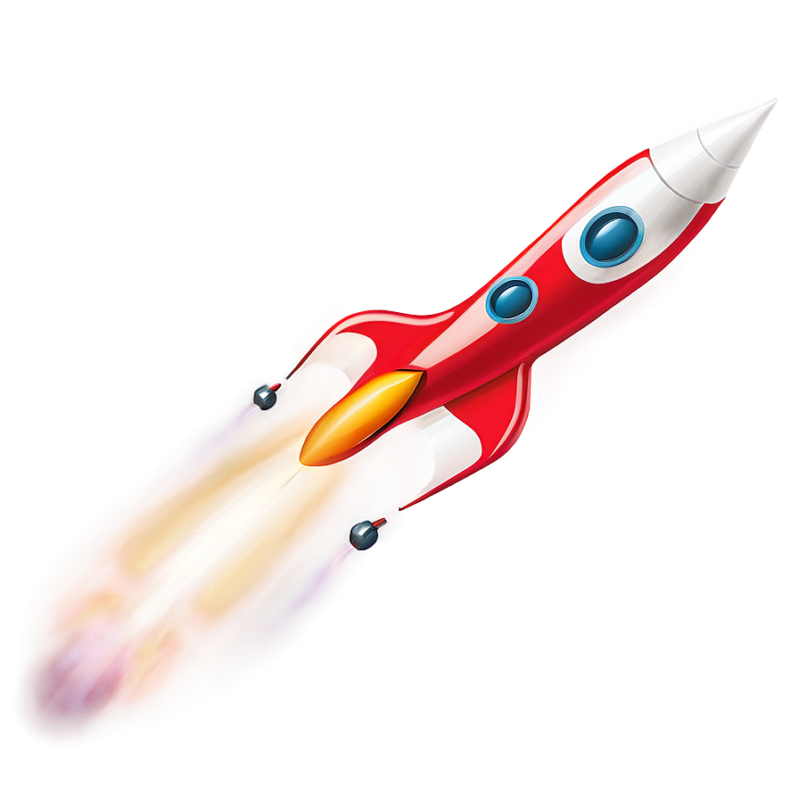 Sleek Rocketship Png 06132024