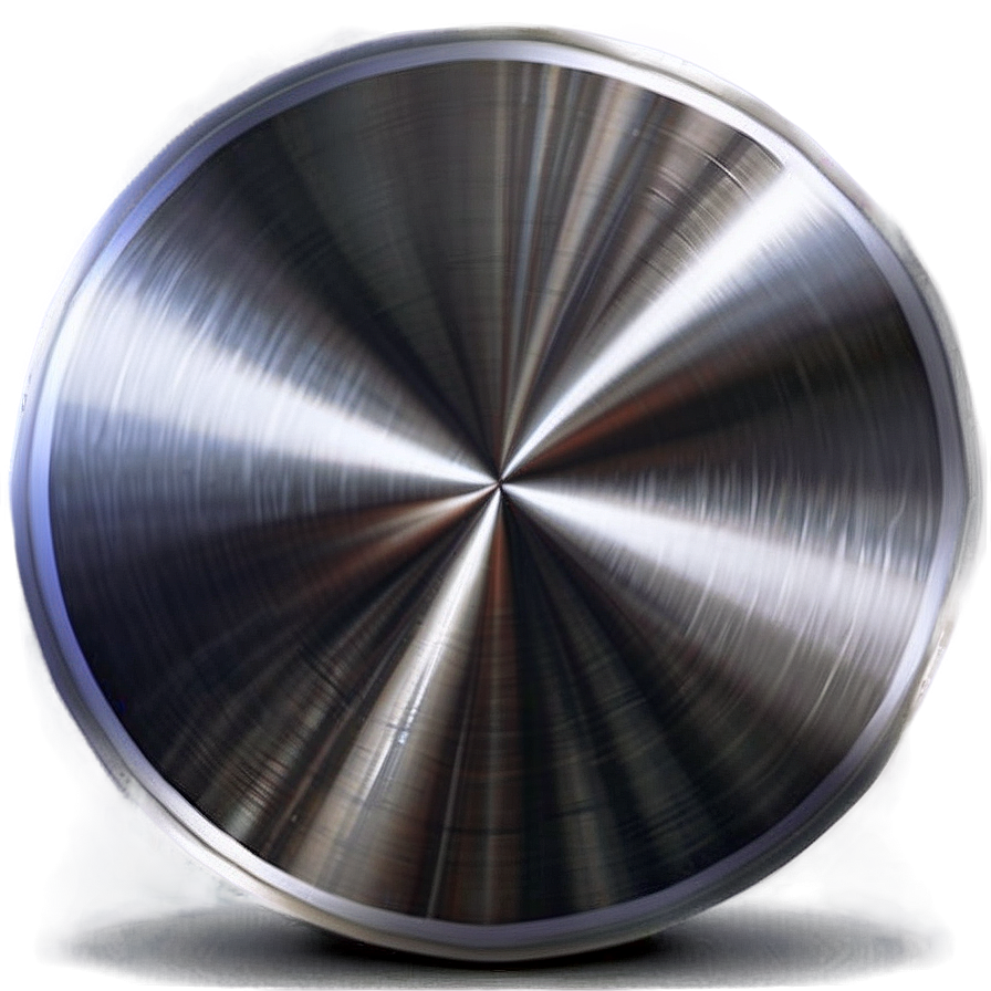 Sleek Silver Disc Png 06132024