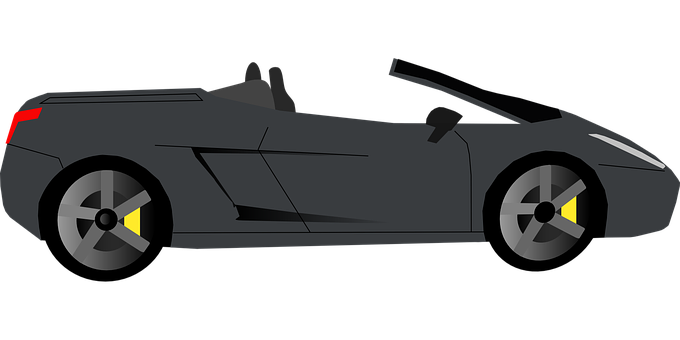 Sleek Sports Car Vector Illustration