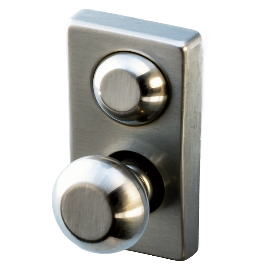 Sleek Stainless Steel Doorknob Png 06272024