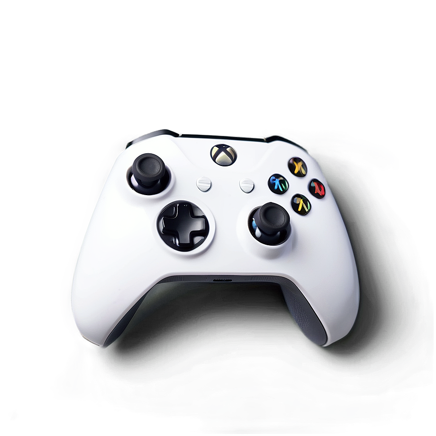 Sleek Xbox Controller White Png Nmy39