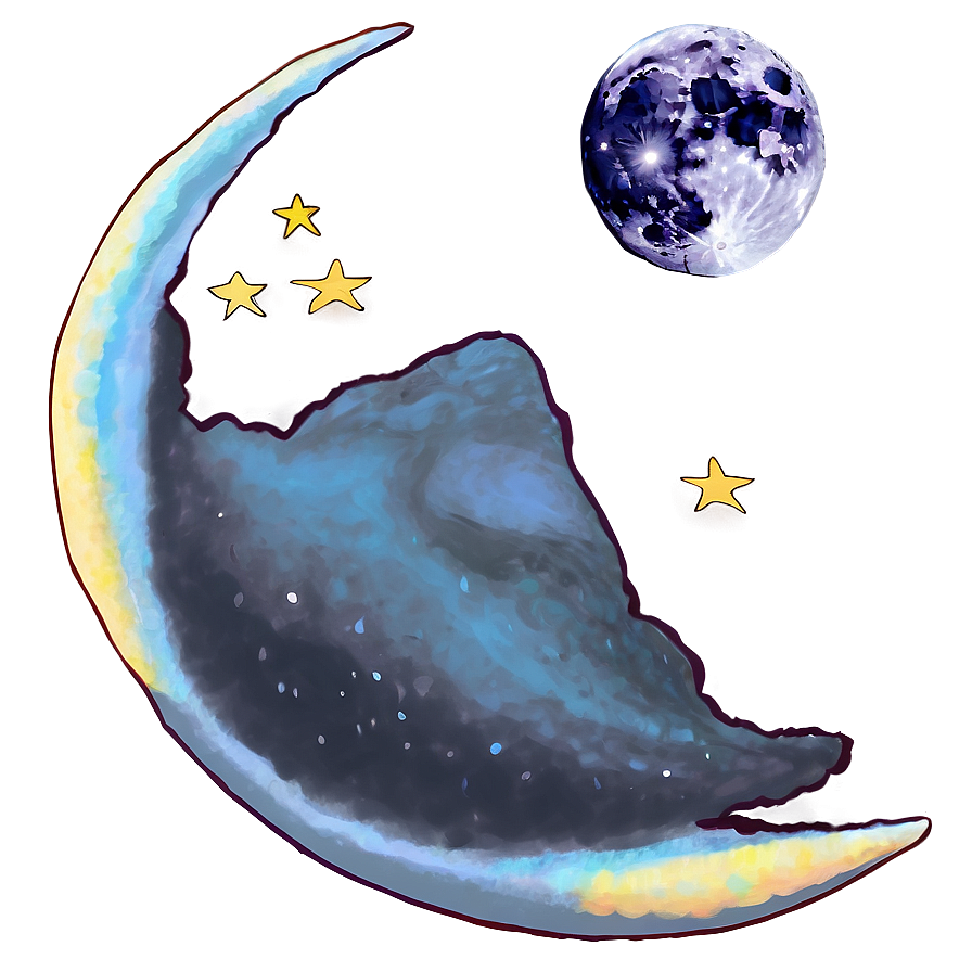 Sleep On Moon Png Ksr