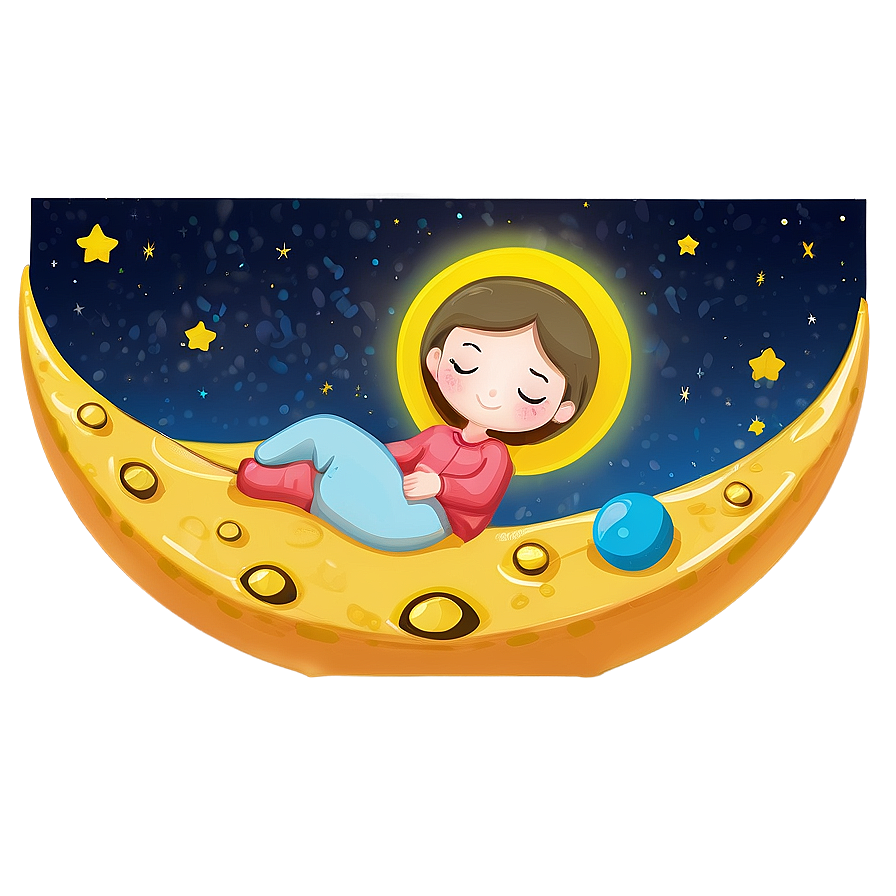 Sleep On Moon Png Sxk