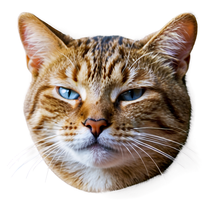 Sleeping Cat Face Png Isf