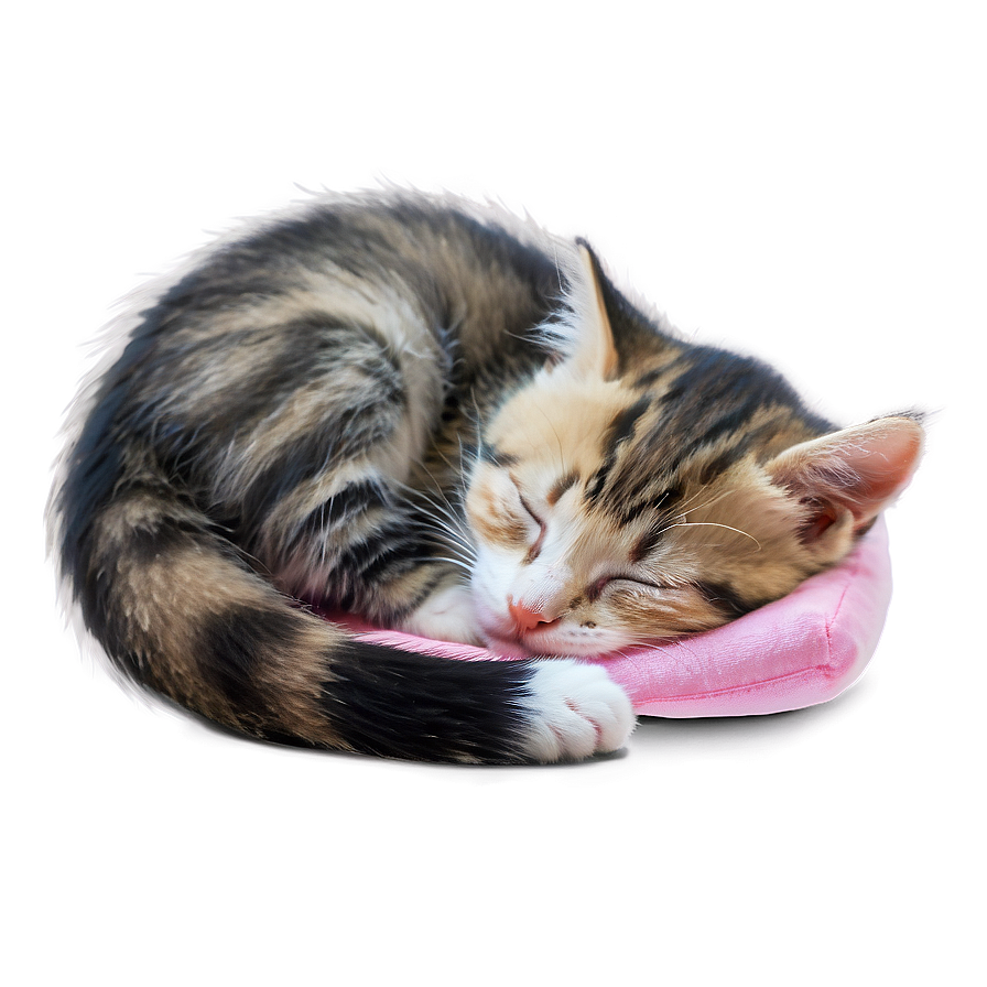 Sleeping Kitten Png Fjf