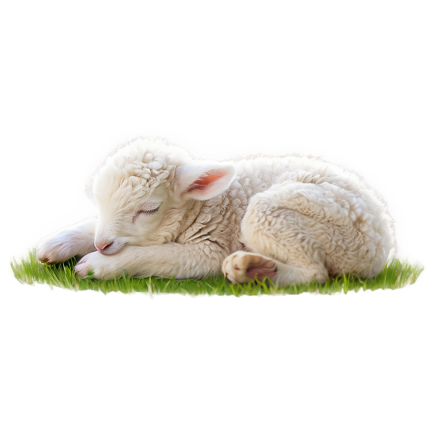 Sleeping Lamb Png 06202024