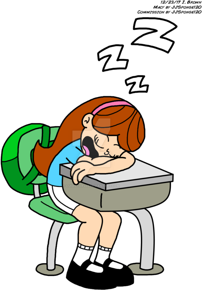 Sleeping Student Cartoon