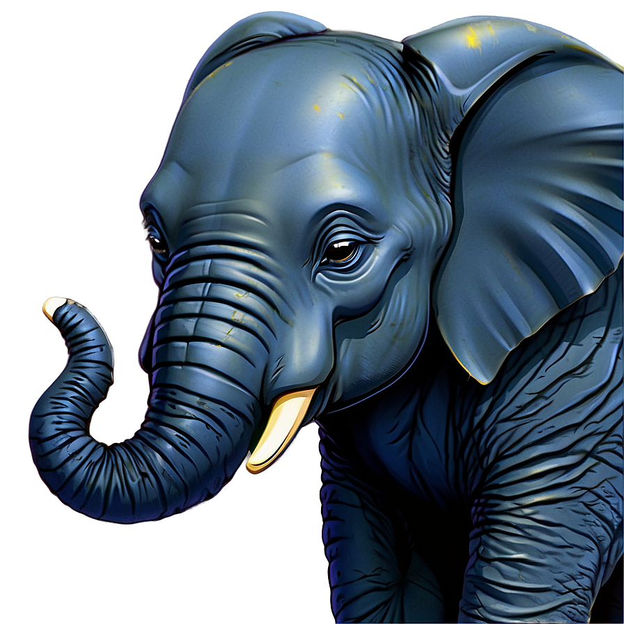 Sleepy Cartoon Elephant Png 70