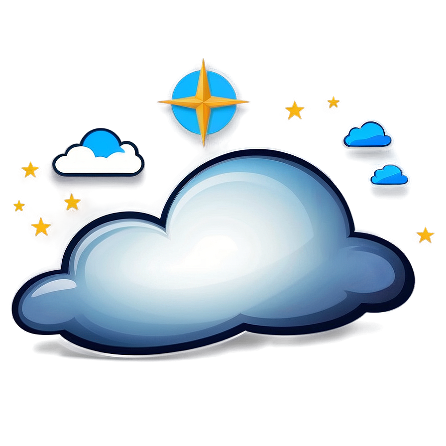 Sleepy Cloud Cartoon Png 06122024