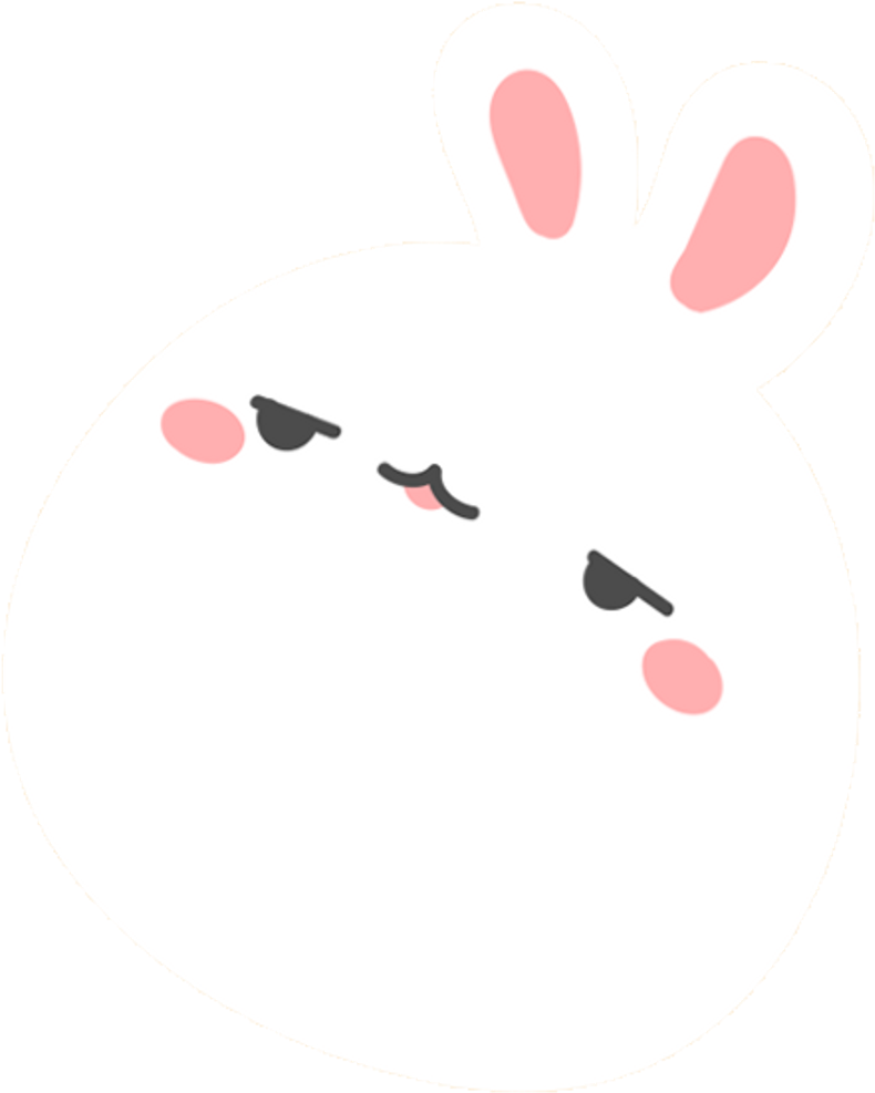 Sleepy Kawaii Bunny