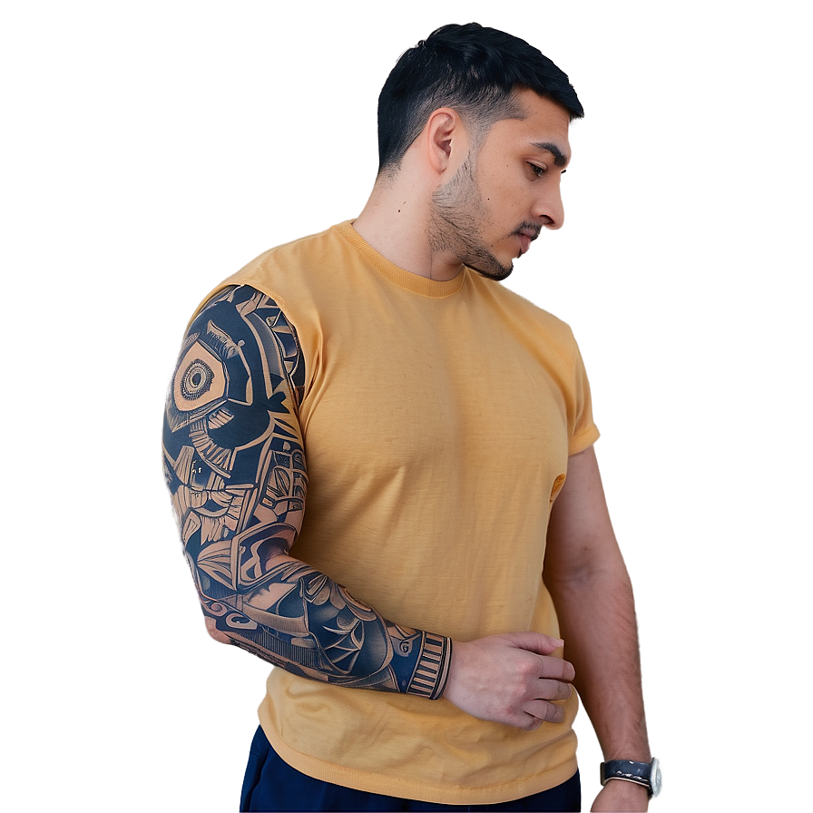 Sleeve Tattoo For Guys Png Prd