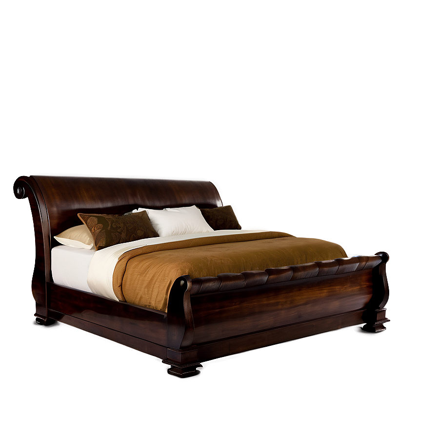 Sleigh Bed Design Png 06282024