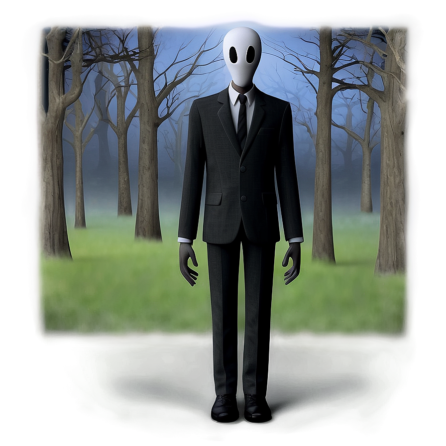 Slender Man In Moonlight Png 05252024