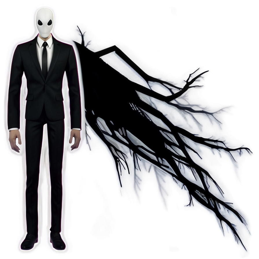 Slender Man In Shadows Png 72