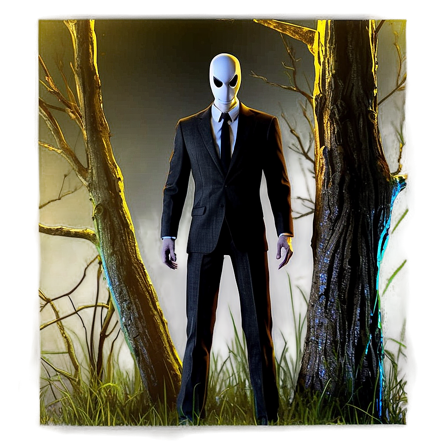 Slender Man In Shadows Png Dgx