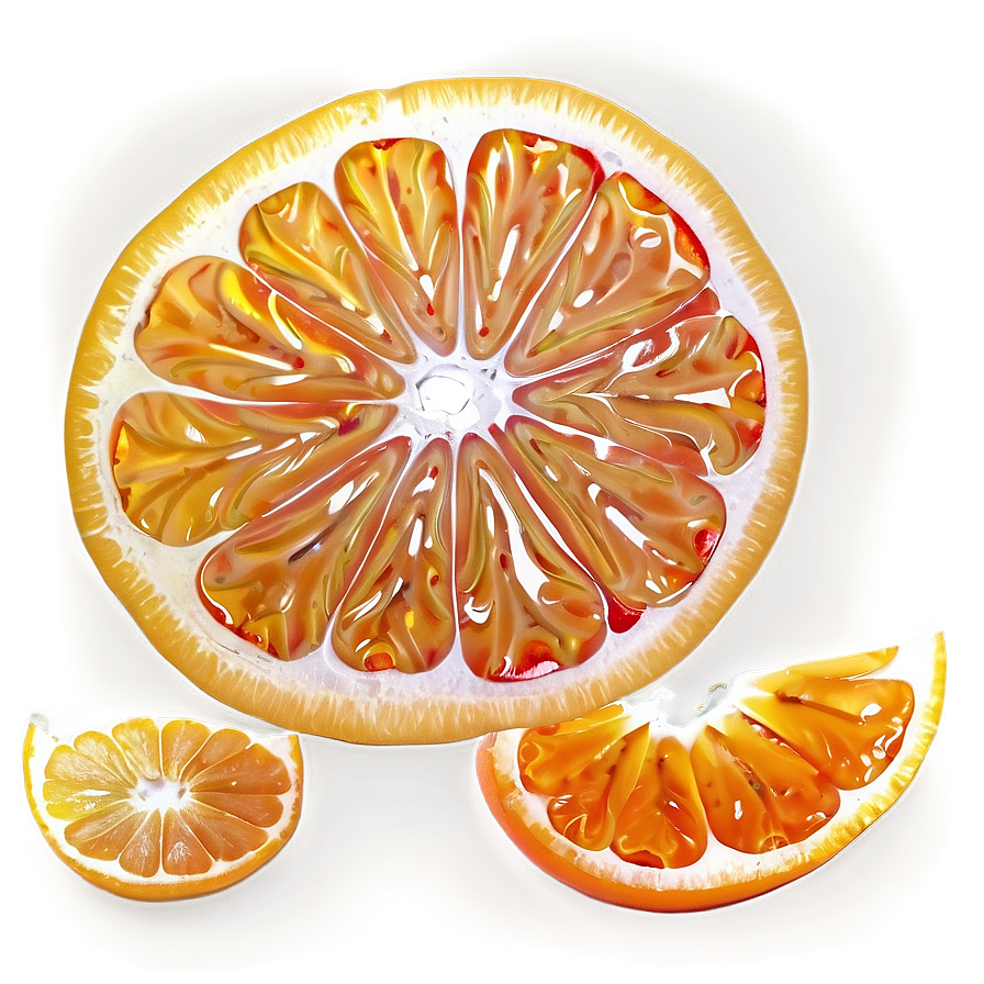 Slice Of Mandarin Png 06242024