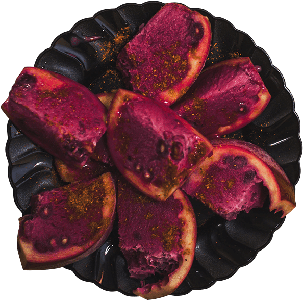 Sliced Beetroot Kulfi Dessert