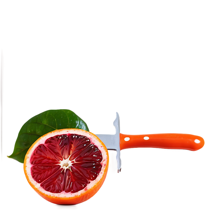 Sliced Blood Orange Side View Png 66