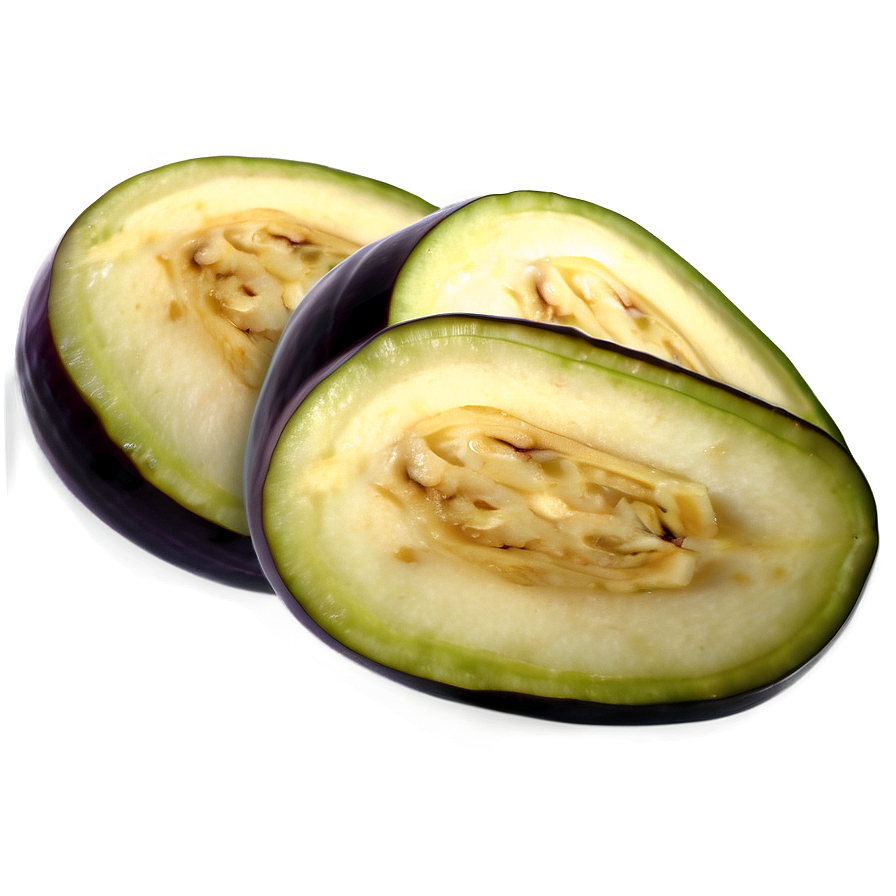 Sliced Eggplant Png 26