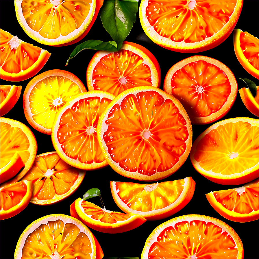 Sliced Oranges Png Ble