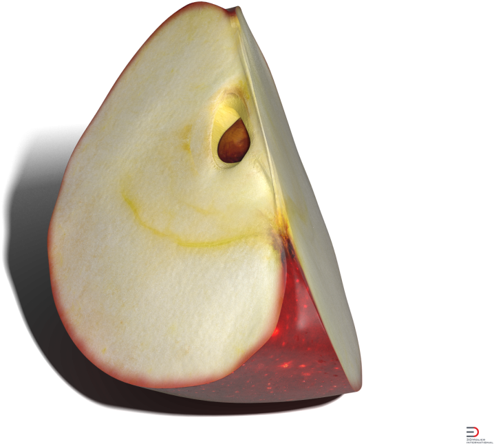 Sliced Red Apple Segment