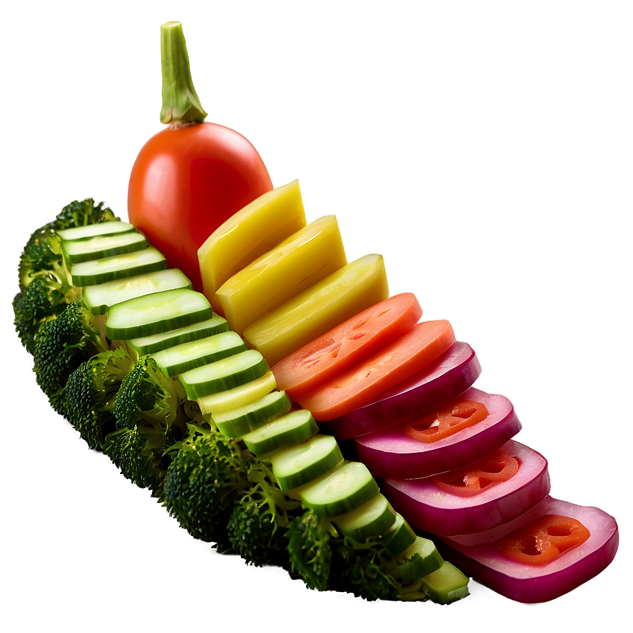 Sliced Vegetables Png Ltl