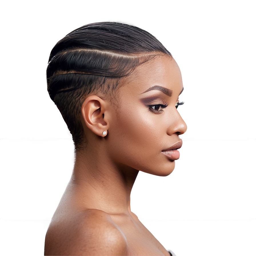 Slicked-back Hair Edges Png Acd80