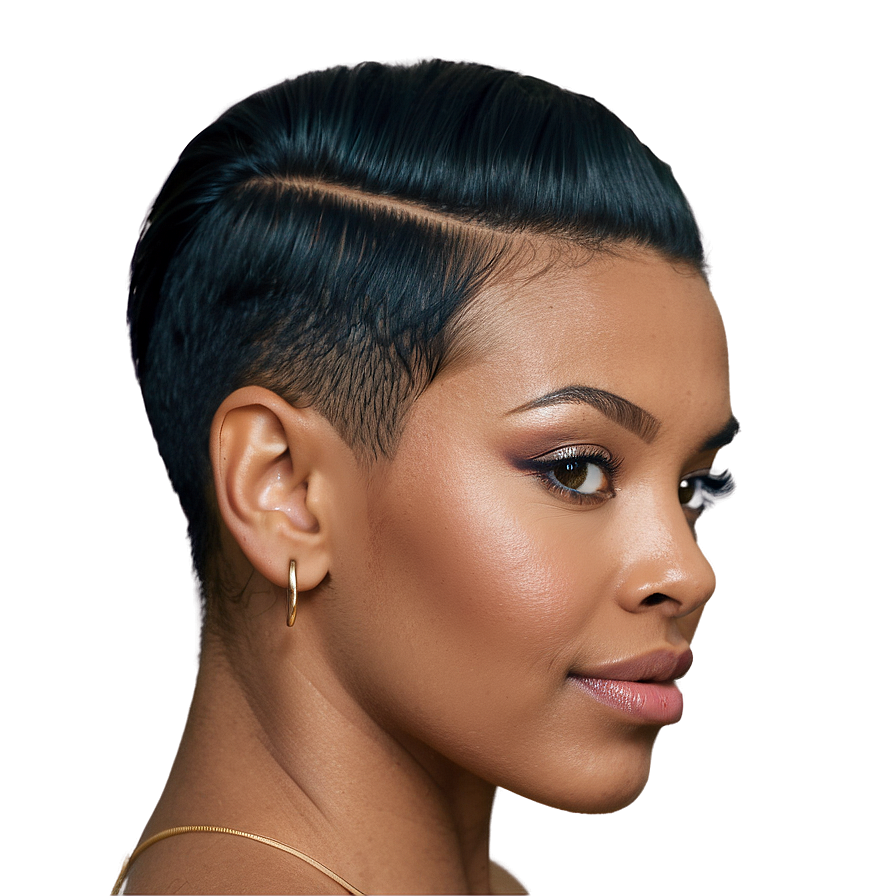 Slicked-back Hair Edges Png Eii69