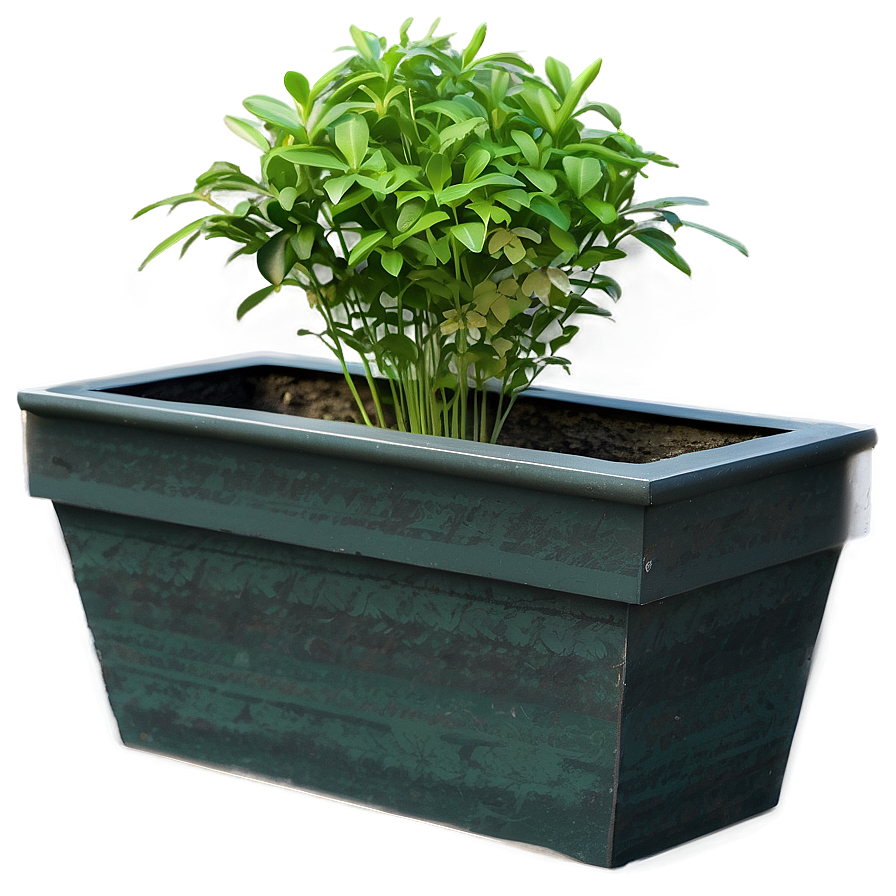 Slim Planter Box Png 25