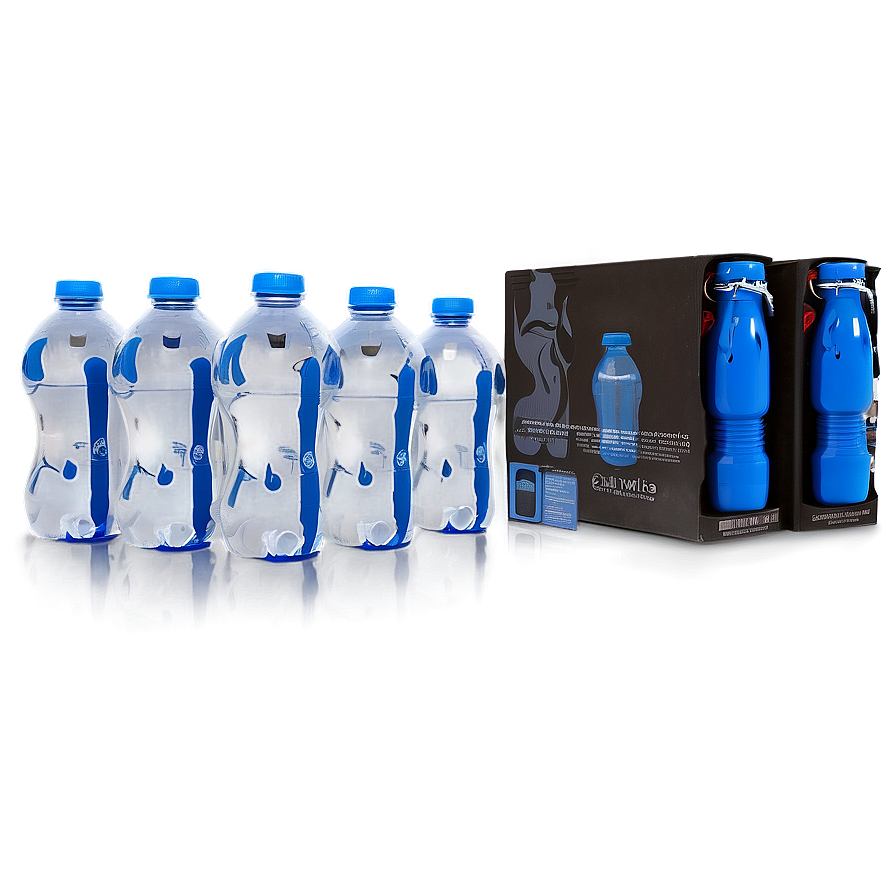 Slim Plastic Water Bottle Png 25