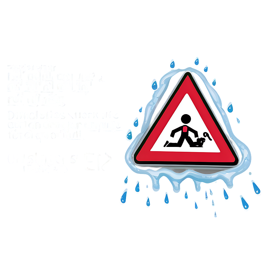 Slippery When Wet Danger Png 8