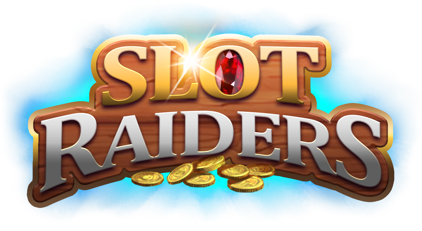 Slot Raiders Logowith Gemsand Coins