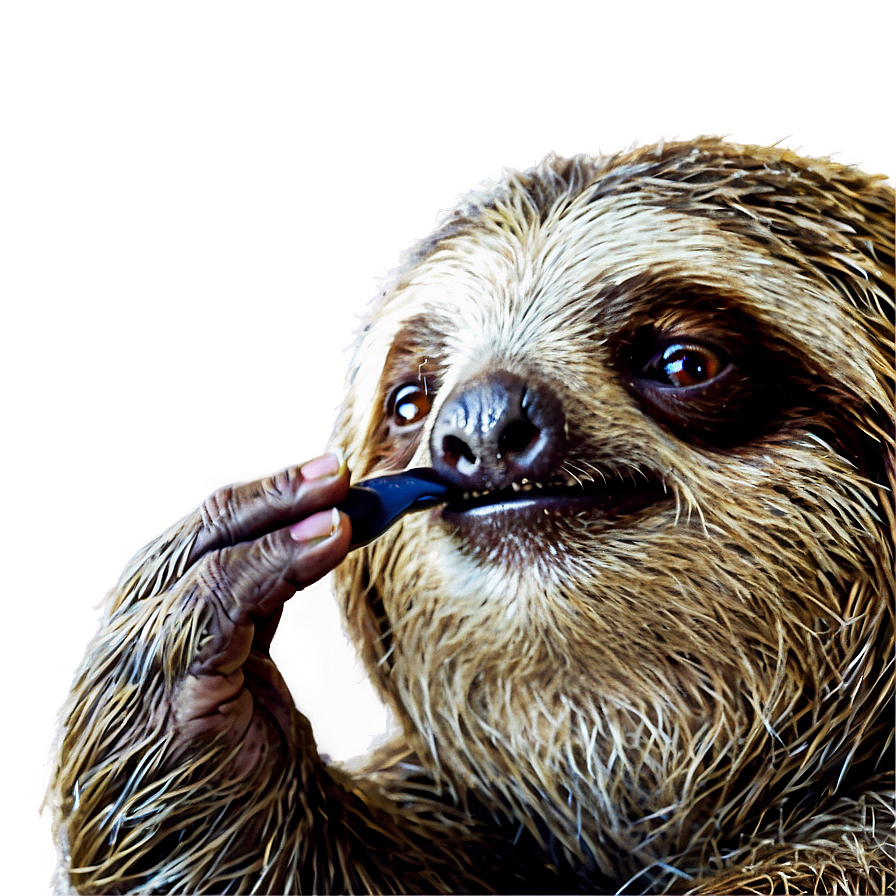 Sloth Eating Png Jpv