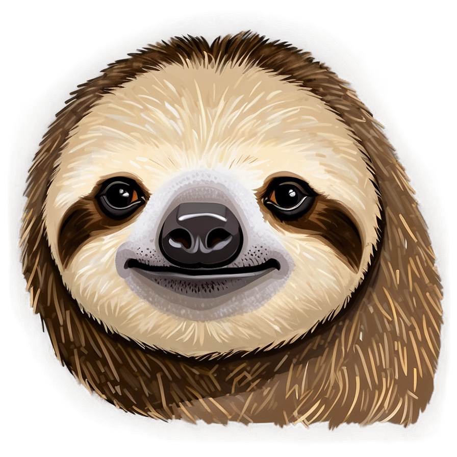 Sloth Illustration Png Var70