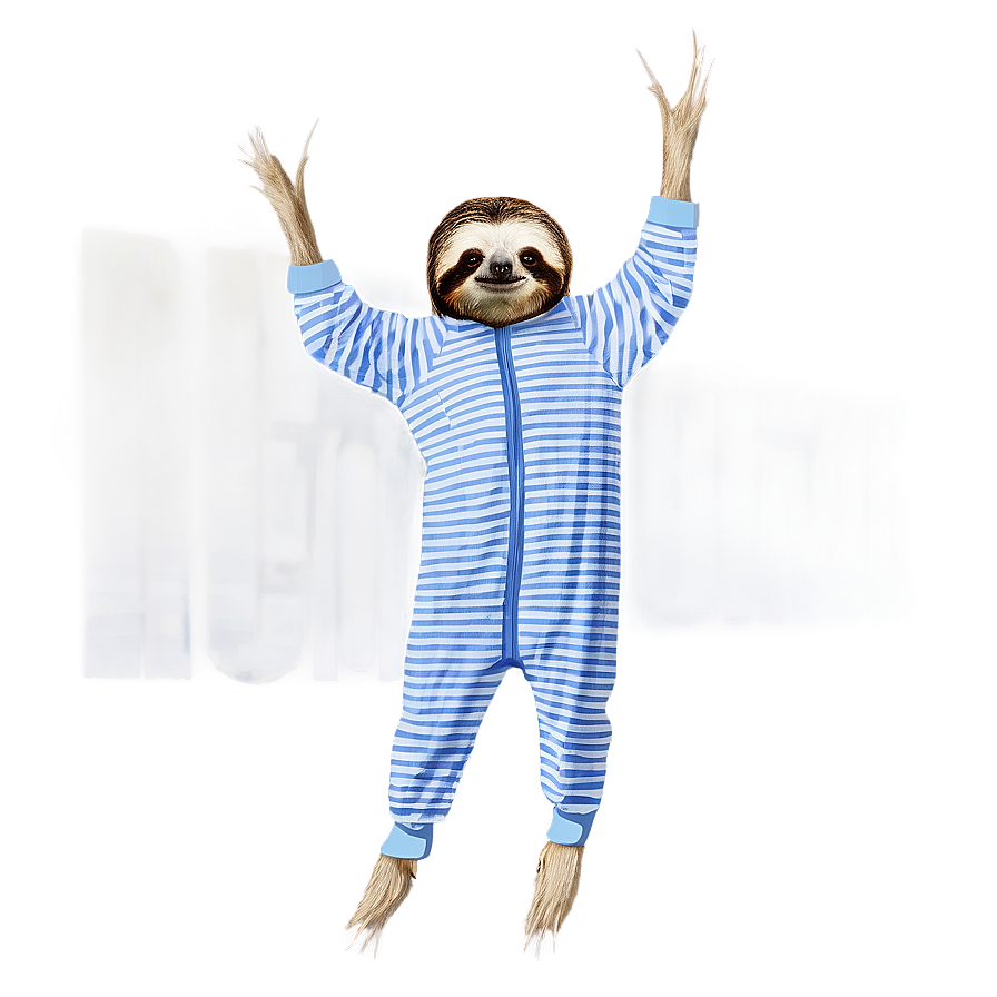 Sloth In Pajamas Png 78