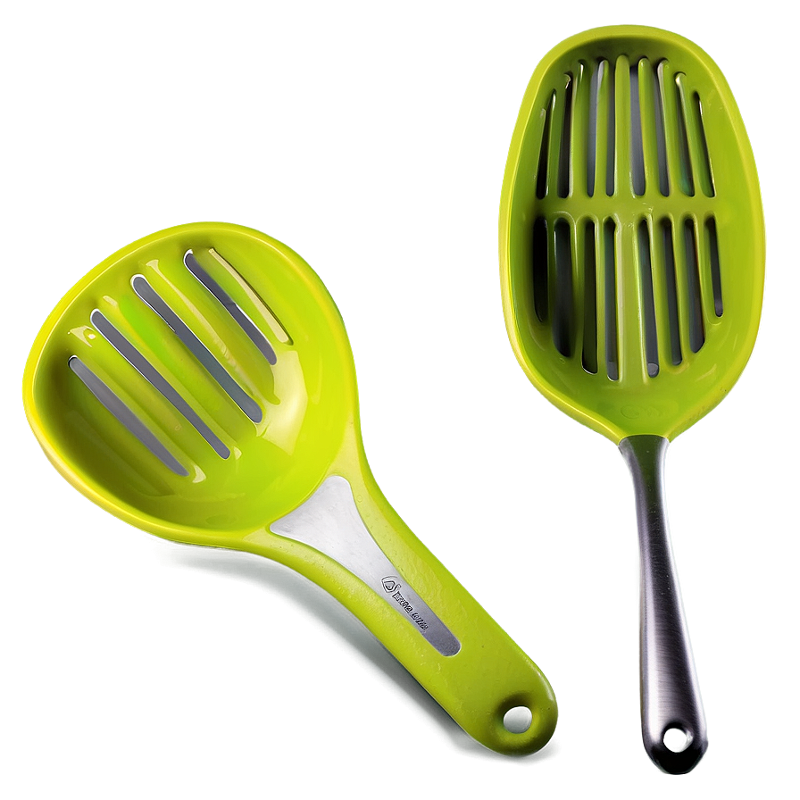 Slotted Serving Spoon Png Enb93