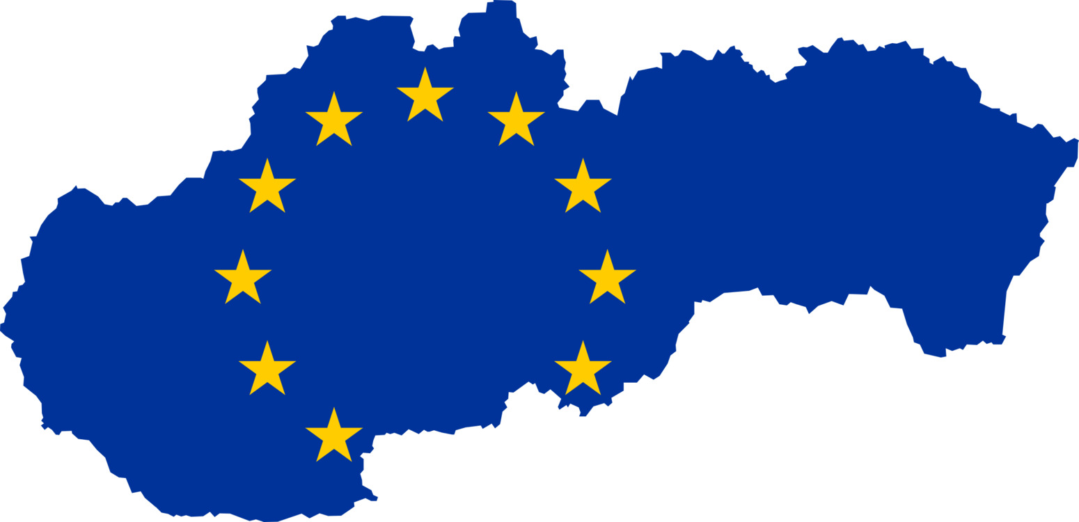 Slovakia E U Map Vector