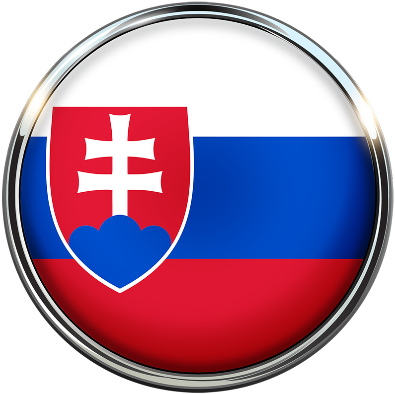 Slovakia National Emblem Button