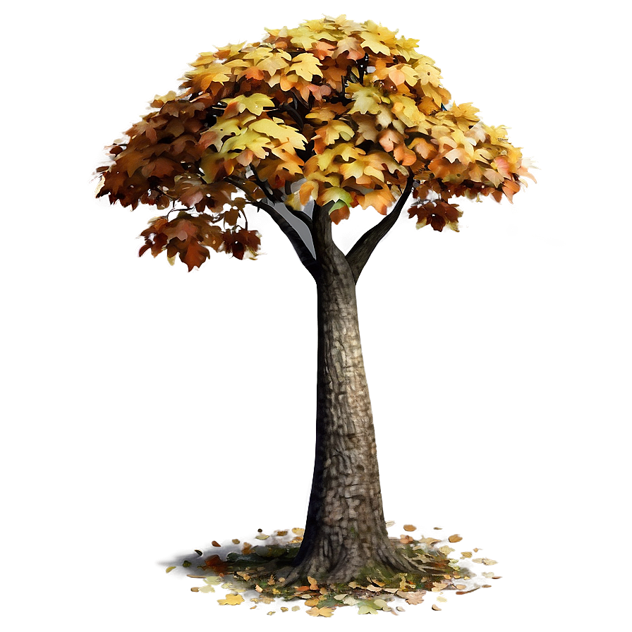 Small Autumn Tree Png 06132024