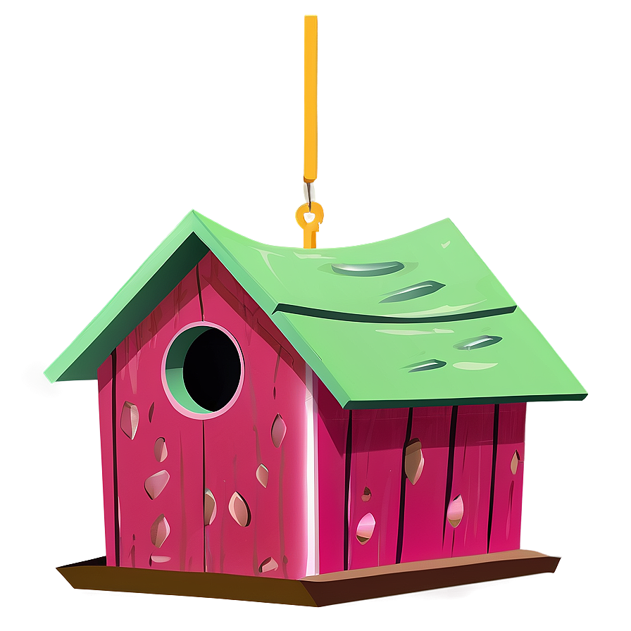 Small Birdhouse Png 06292024