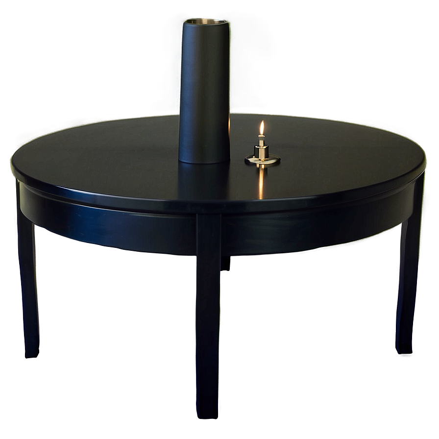 Small Black Table Png 17