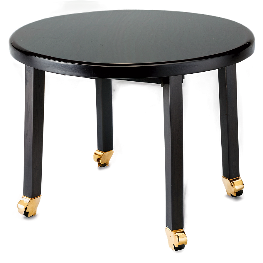 Small Black Table Png Oun