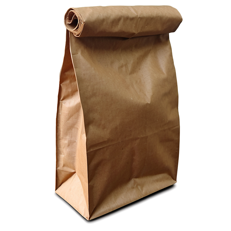 Small Brown Bag Png 06282024