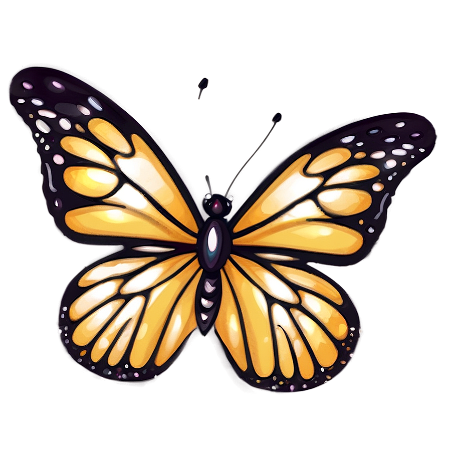 Small Butterfly Emoji Png Bjr