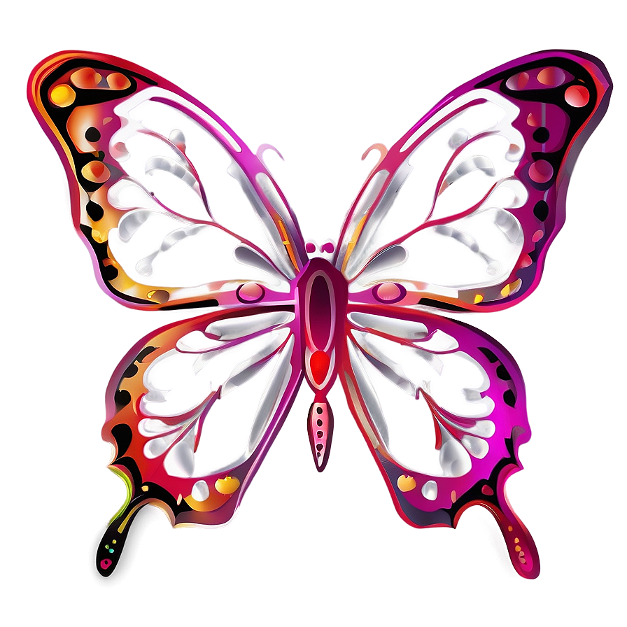 Small Butterfly Outline Png Adc60