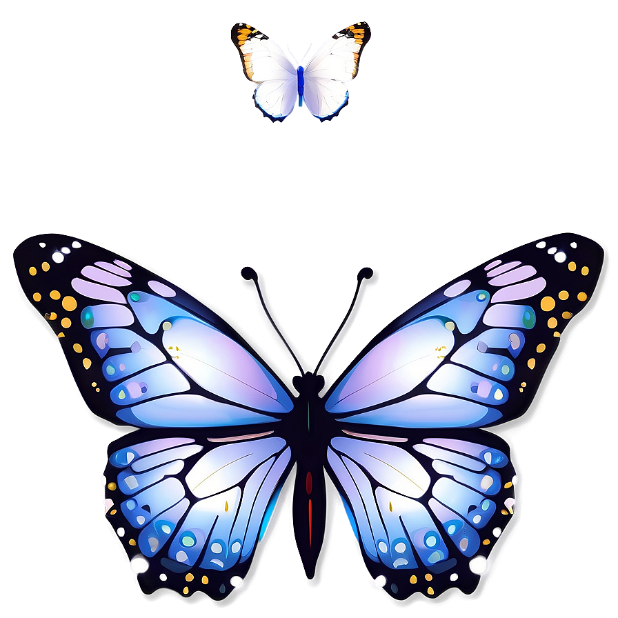 Small Butterfly Outline Png Iow