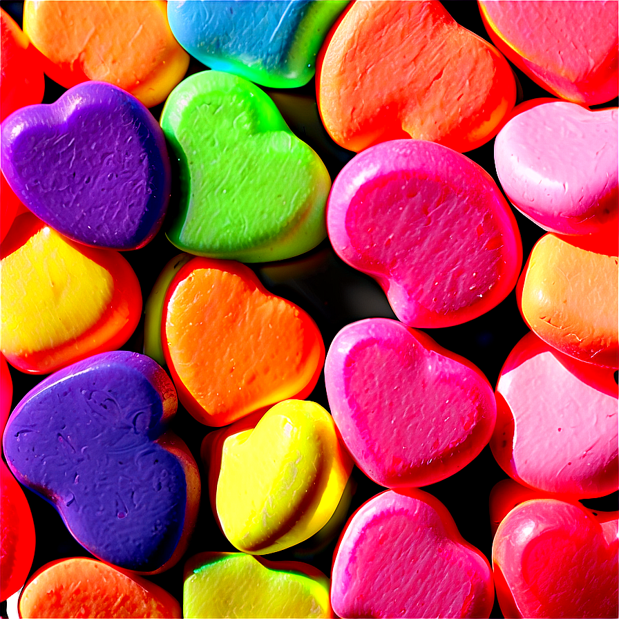 Small Candy Hearts Png Auf