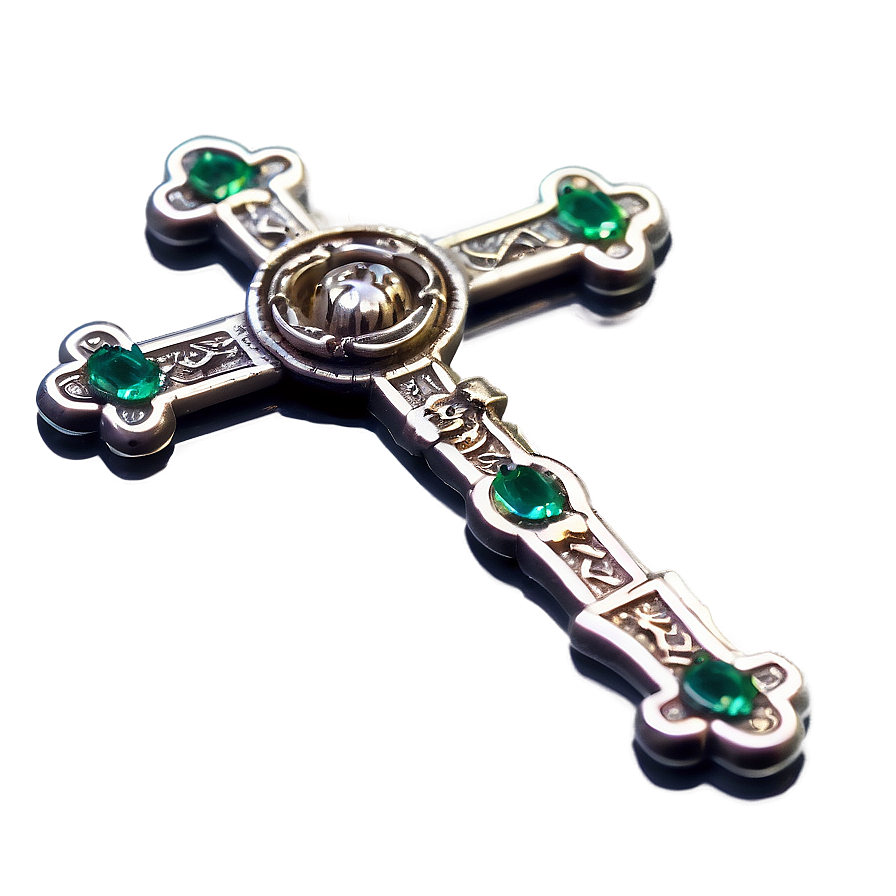 Small Catholic Cross Detail Png Nnn