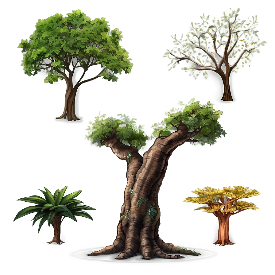 Small Deciduous Tree Png Fja24